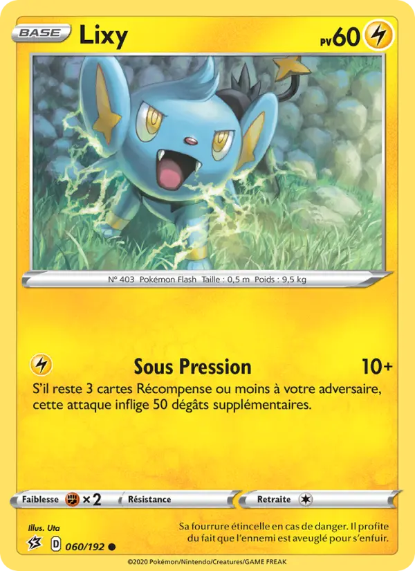 060/192 - Lixy – Clash des Rebelles (Carte Pokémon FR à petit prix, à l’unité sur Lorenzone.fr)