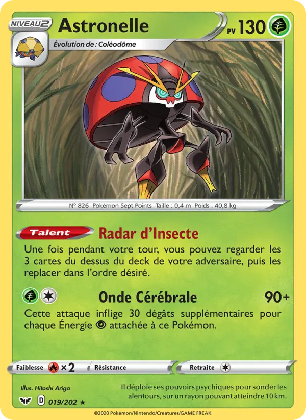 019/202 - Astronelle – Épée et Bouclier (Carte Pokémon FR à petit prix, à l’unité sur Lorenzone.fr)