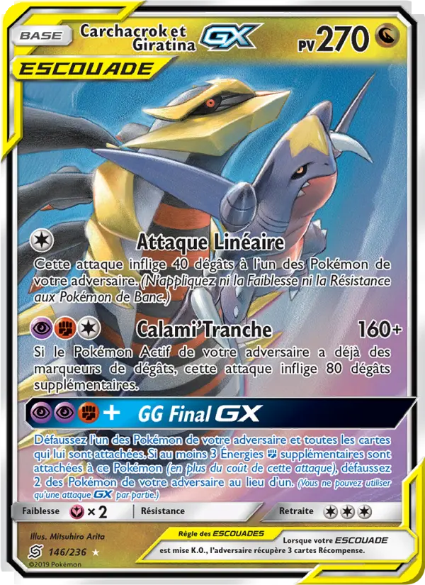 146/236 - Carchacrok et Giratina GX