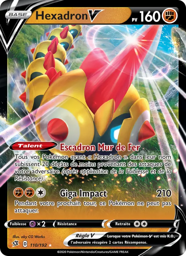 110/192 - Hexadron V – Clash des Rebelles (Carte Pokémon FR à petit prix, à l’unité sur Lorenzone.fr)