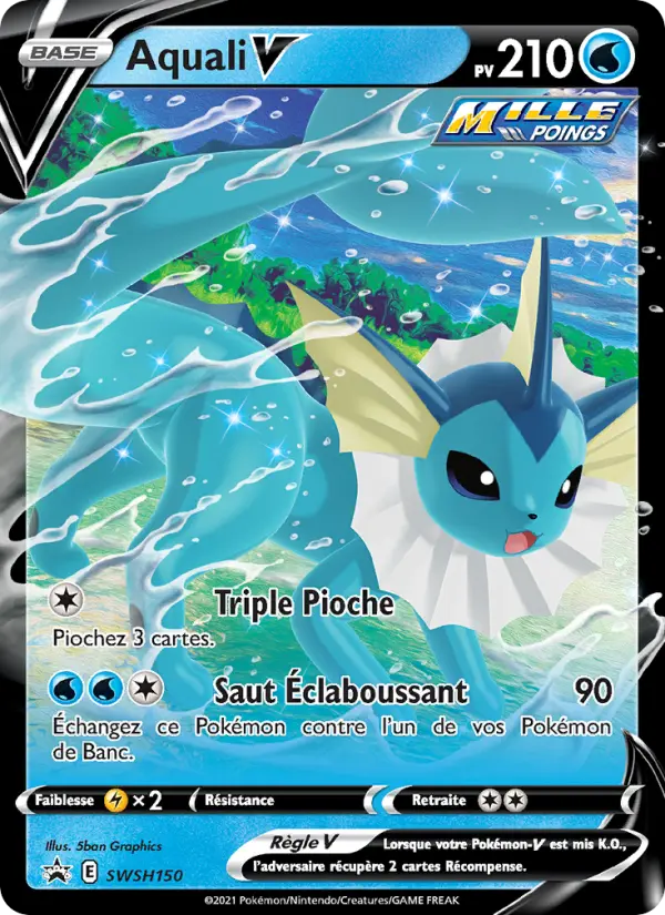 SWSH150/107 - Aquali V – Promo SWSH (Carte Pokémon FR à petit prix, à l’unité sur Lorenzone.fr)