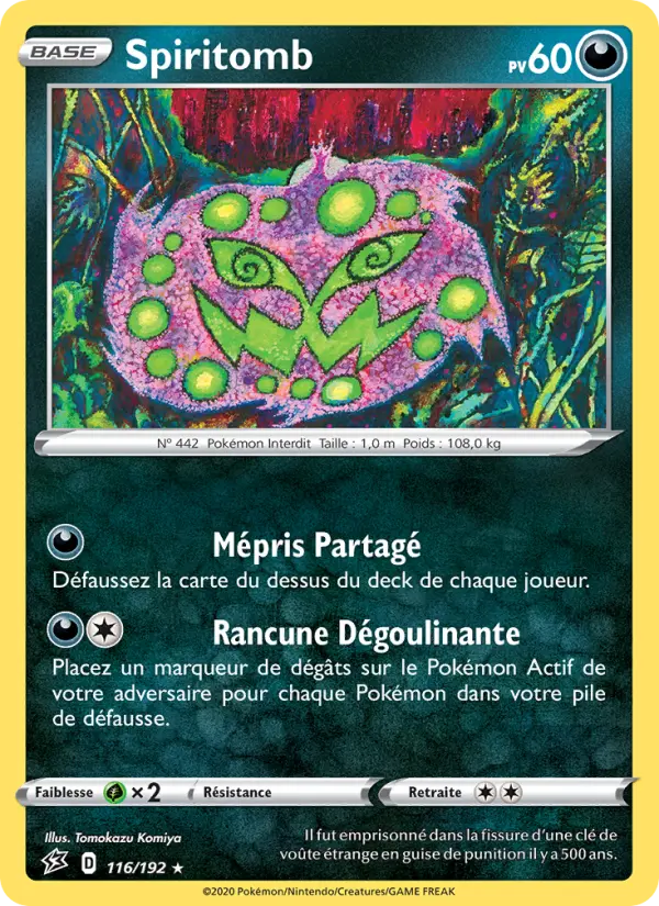 116/192 - Spiritomb – Clash des Rebelles (Carte Pokémon FR à petit prix, à l’unité sur Lorenzone.fr)