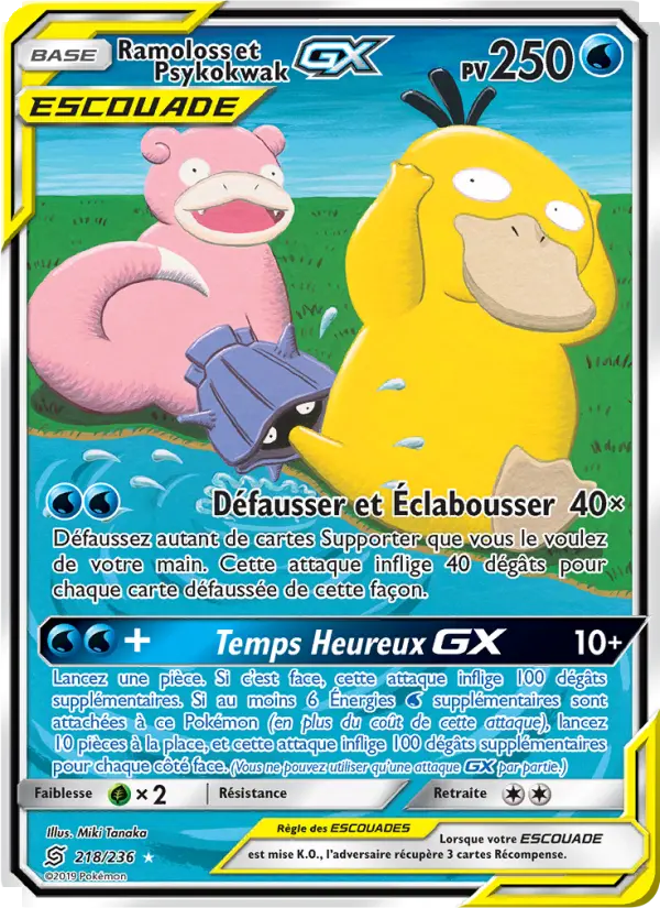 218/236 - Ramoloss et Psykokwak GX
