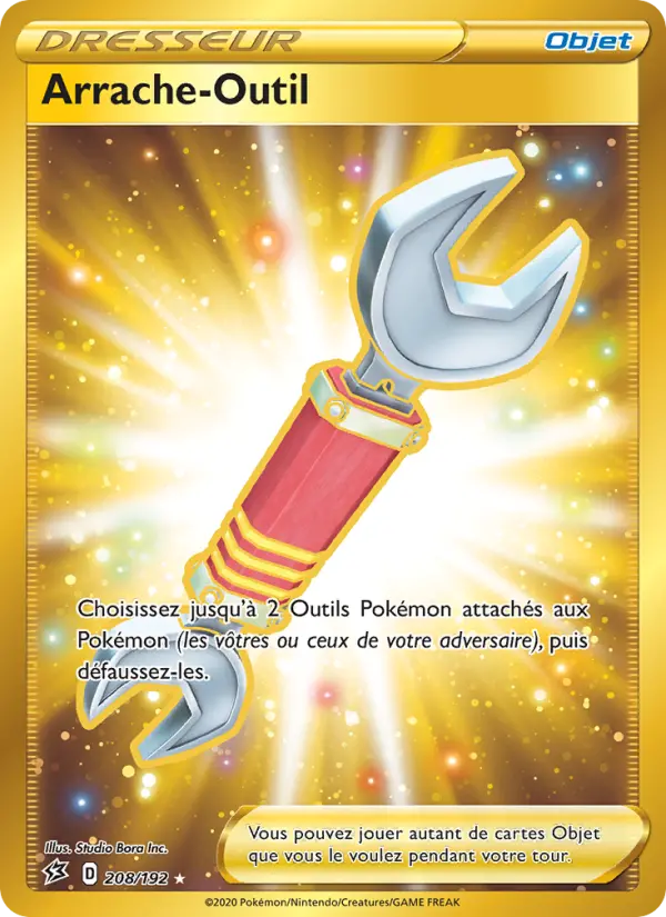 208/192 - Arrache-Outil – Clash des Rebelles (Carte Pokémon FR à petit prix, à l’unité sur Lorenzone.fr)