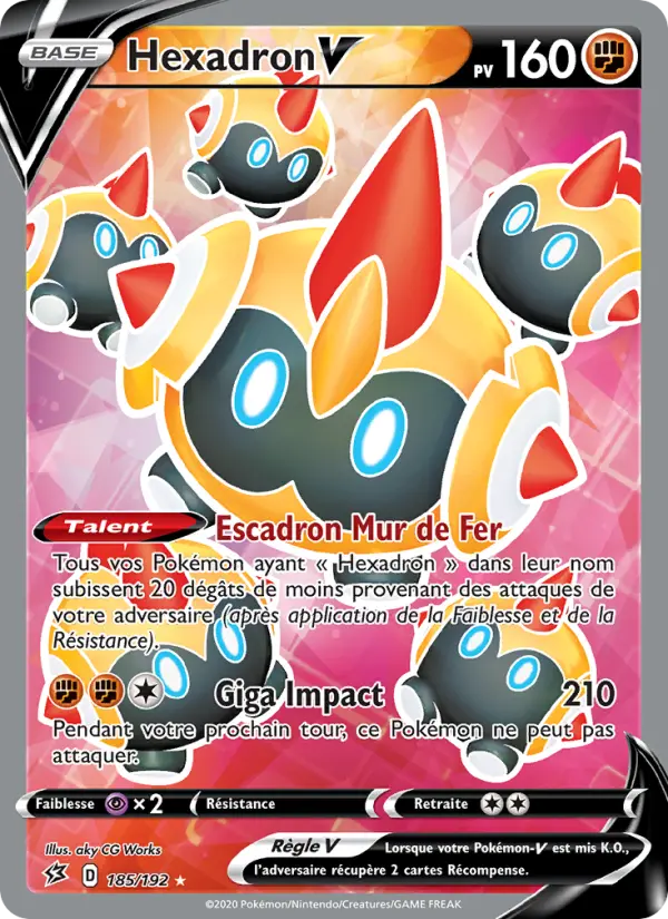 185/192 - Hexadron V – Clash des Rebelles (Carte Pokémon FR à petit prix, à l’unité sur Lorenzone.fr)