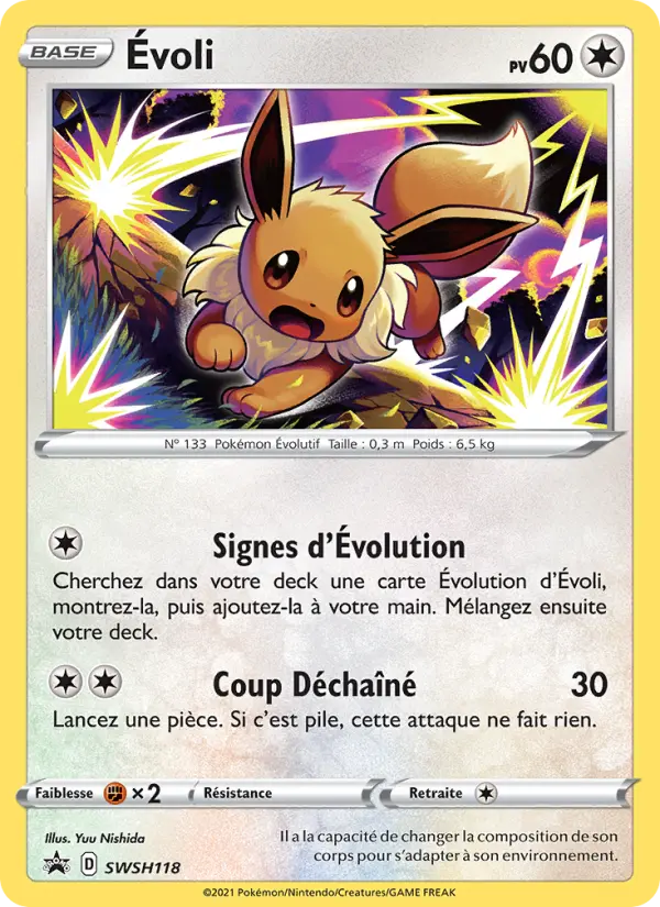 SWSH118/107 - Évoli – Promo SWSH (Carte Pokémon FR à petit prix, à l’unité sur Lorenzone.fr)