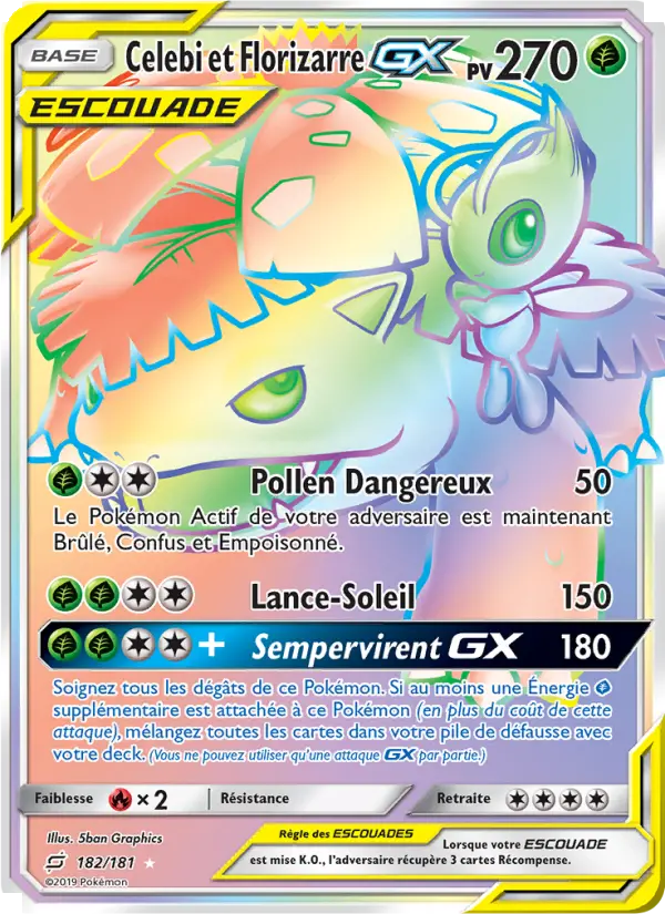 182/181 - Celebi et Florizarre GX