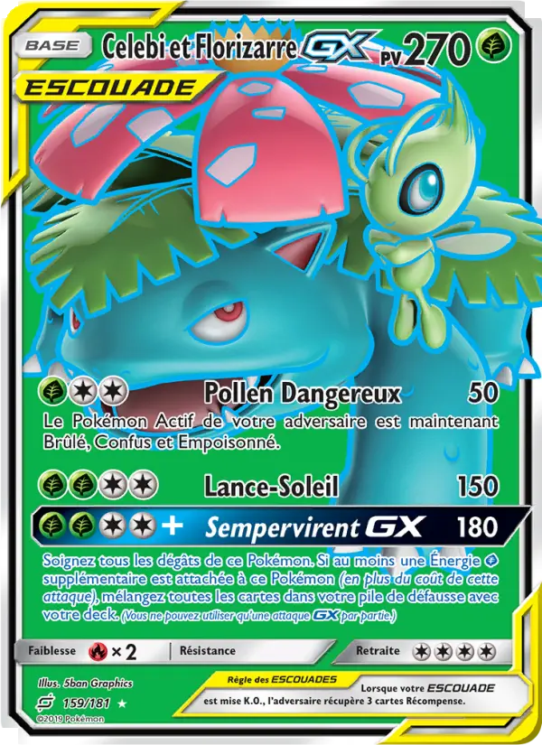 159/181 - Celebi et Florizarre GX