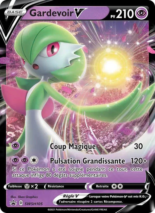 SWSH105/107 - Gardevoir V – Promo SWSH (Carte Pokémon FR à petit prix, à l’unité sur Lorenzone.fr)