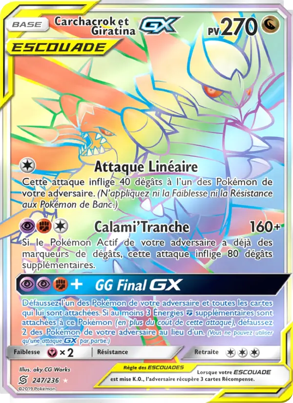 247/236 - Carchacrok et Giratina GX