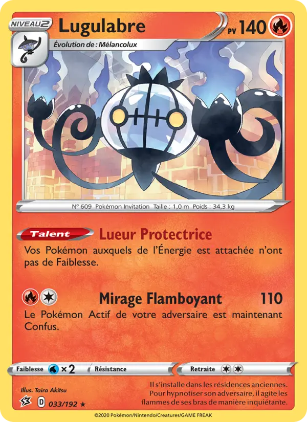 033/192 - Lugulabre – Clash des Rebelles (Carte Pokémon FR à petit prix, à l’unité sur Lorenzone.fr)