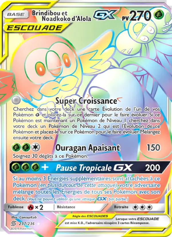 237/236 - Brindibou et Noadkoko d’Alola GX