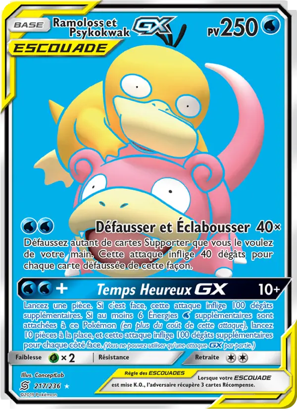 217/236 - Ramoloss et Psykokwak GX