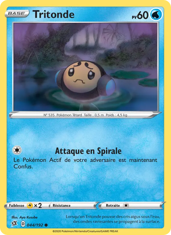 044/192 - Tritonde – Clash des Rebelles (Carte Pokémon FR à petit prix, à l’unité sur Lorenzone.fr)