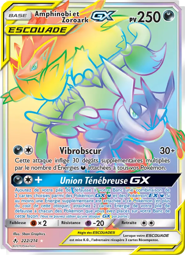 222/214 - Amphinobi et Zoroark GX