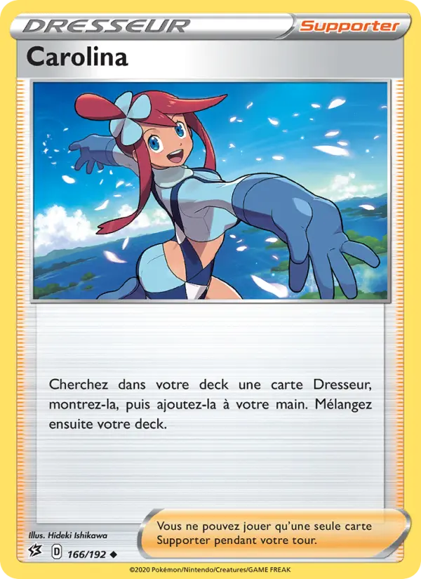 166/192 - Carolina – Clash des Rebelles (Carte Pokémon FR à petit prix, à l’unité sur Lorenzone.fr)