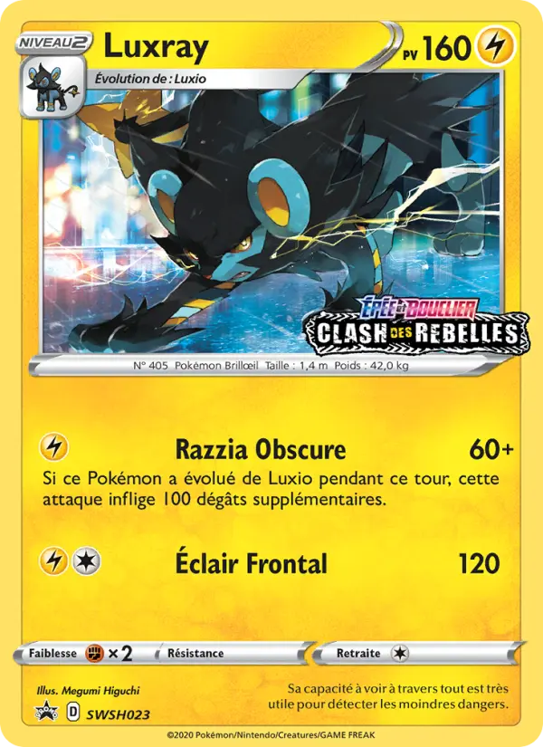 SWSH023/107 - Luxray – Promo SWSH (Carte Pokémon FR à petit prix, à l’unité sur Lorenzone.fr)