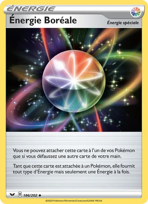 186/202 - Énergie Boréale – Épée et Bouclier (Carte Pokémon FR à petit prix, à l’unité sur Lorenzone.fr)