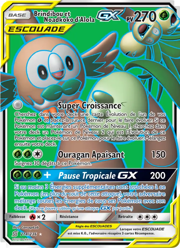 214/236 - Brindibou et Noadkoko d’Alola GX