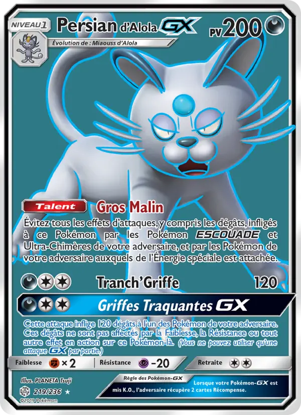 219/236 - Persian d’Alola GX