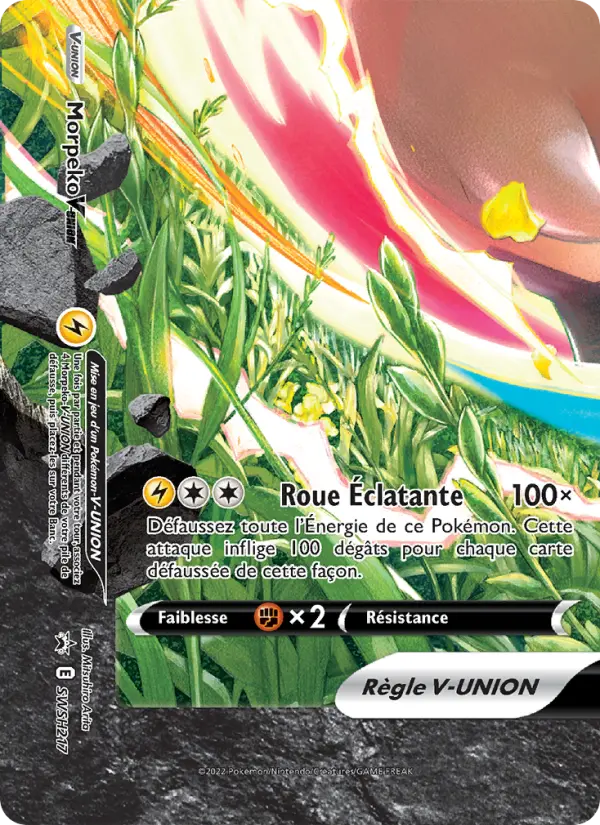 SWSH217/107 - Morpeko V-UNION – Promo SWSH (Carte Pokémon FR à petit prix, à l’unité sur Lorenzone.fr)