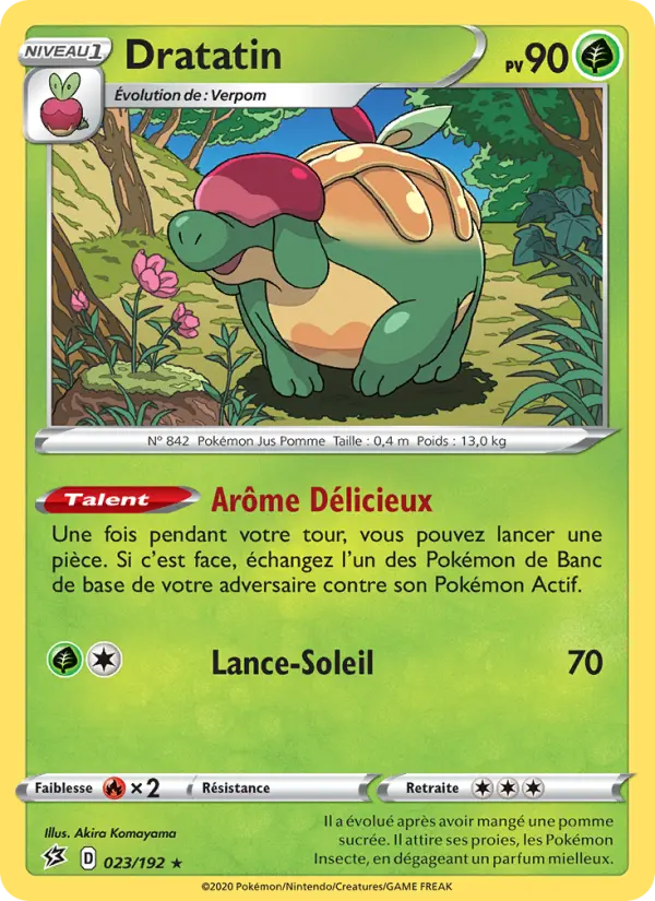 023/192 - Dratatin – Clash des Rebelles (Carte Pokémon FR à petit prix, à l’unité sur Lorenzone.fr)