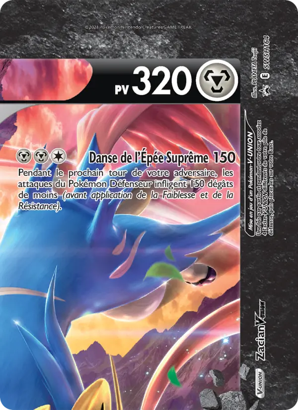 SWSH164/107 - Zacian V-UNION – Promo SWSH (Carte Pokémon FR à petit prix, à l’unité sur Lorenzone.fr)