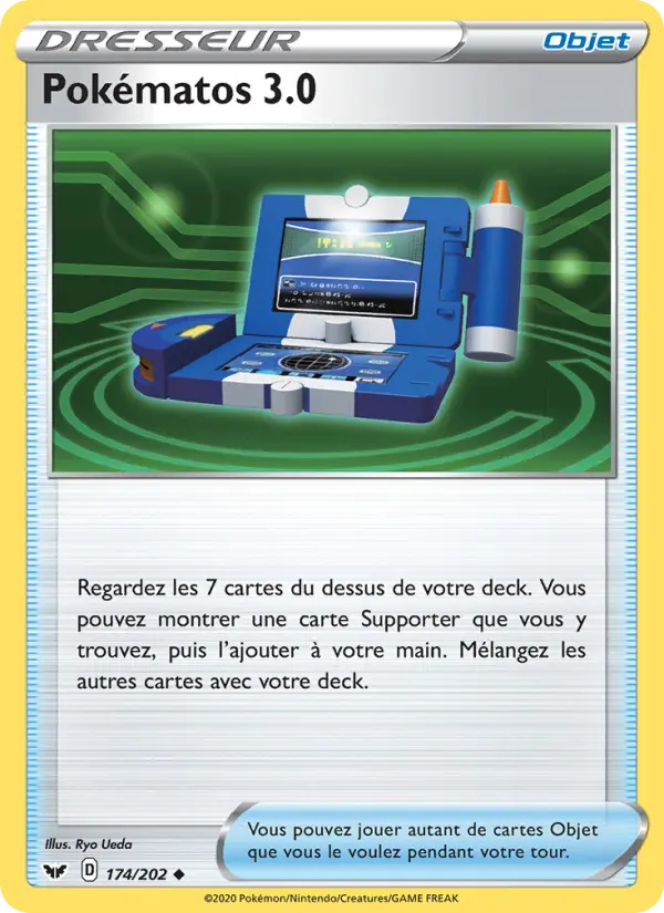 174/202 - Pokématos 3.0 – Épée et Bouclier (Carte Pokémon FR à petit prix, à l’unité sur Lorenzone.fr)