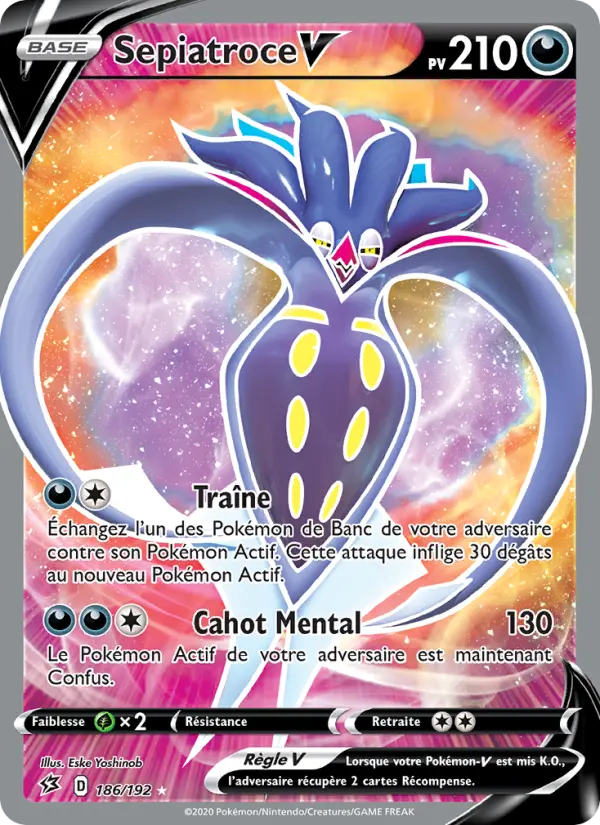 186/192 - Sepiatroce V – Clash des Rebelles (Carte Pokémon FR à petit prix, à l’unité sur Lorenzone.fr)
