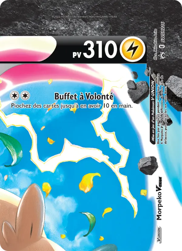 SWSH216/107 - Morpeko V-UNION – Promo SWSH (Carte Pokémon FR à petit prix, à l’unité sur Lorenzone.fr)