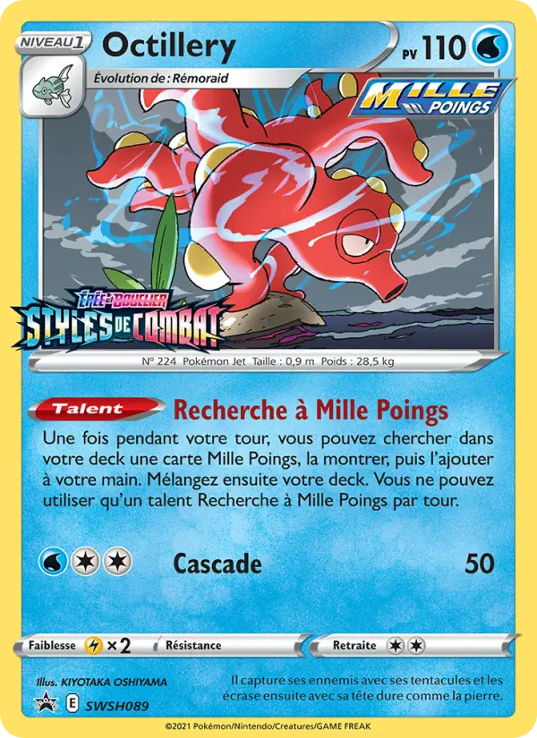 SWSH089/107 - Octillery – Promo SWSH (Carte Pokémon FR à petit prix, à l’unité sur Lorenzone.fr)