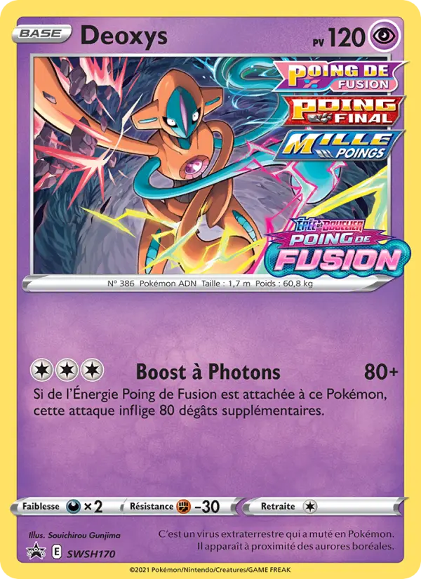 SWSH170/107 - Deoxys – Promo SWSH (Carte Pokémon FR à petit prix, à l’unité sur Lorenzone.fr)