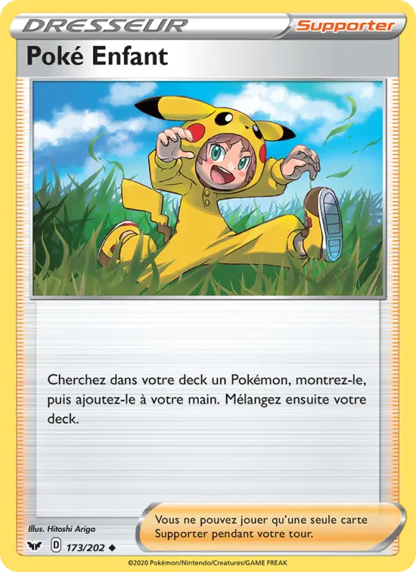 173/202 - Poké Enfant – Épée et Bouclier (Carte Pokémon FR à petit prix, à l’unité sur Lorenzone.fr)