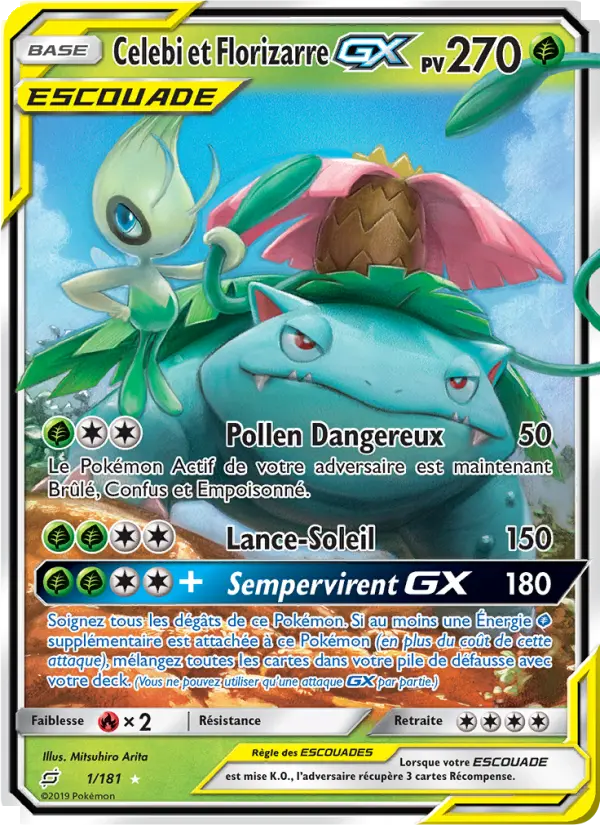 001/181 - Celebi et Florizarre GX