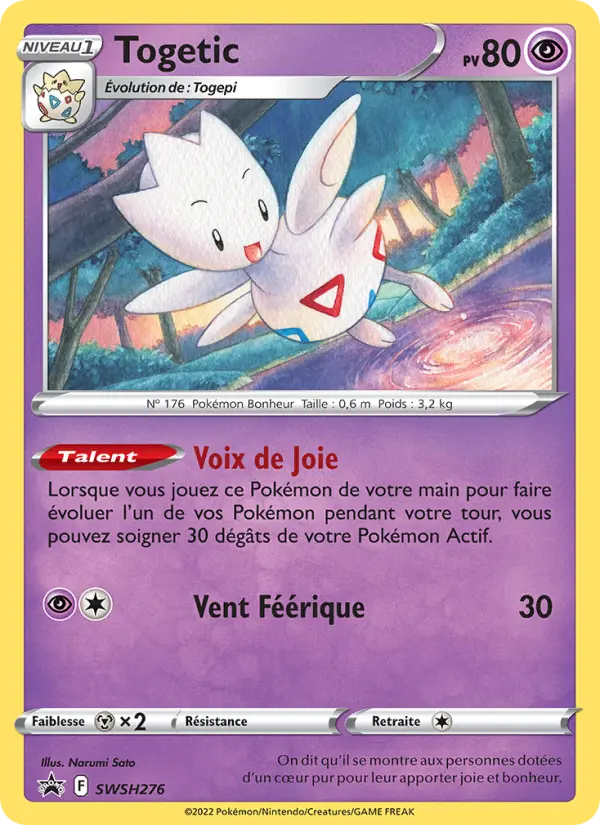 SWSH276/107 - Togetic – Promo SWSH (Carte Pokémon FR à petit prix, à l’unité sur Lorenzone.fr)