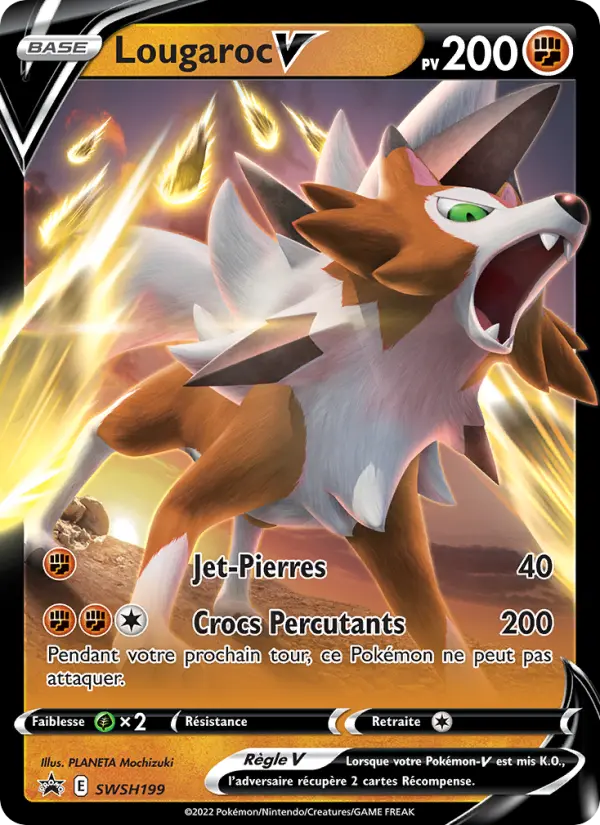 SWSH199/107 - Lougaroc V – Promo SWSH (Carte Pokémon FR à petit prix, à l’unité sur Lorenzone.fr)