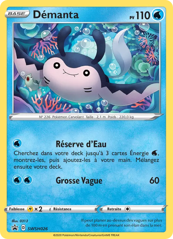 SWSH026/107 - Démanta – Promo SWSH (Carte Pokémon FR à petit prix, à l’unité sur Lorenzone.fr)