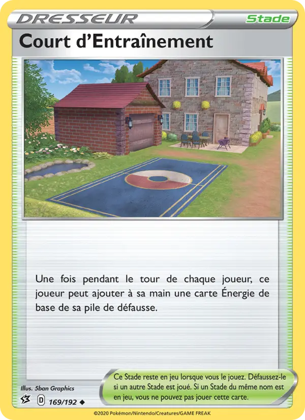 169/192 - Court d'Entraînement – Clash des Rebelles (Carte Pokémon FR à petit prix, à l’unité sur Lorenzone.fr)