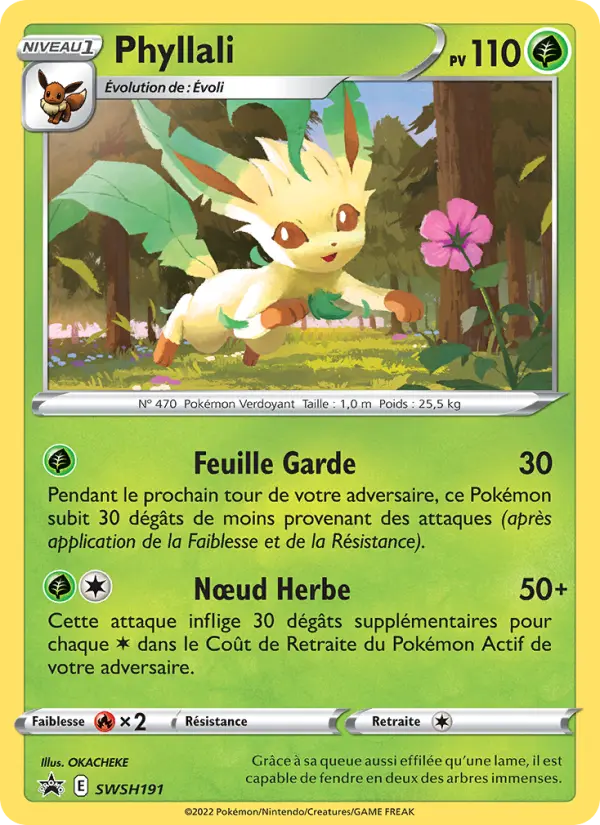 SWSH191/107 - Phyllali – Promo SWSH (Carte Pokémon FR à petit prix, à l’unité sur Lorenzone.fr)