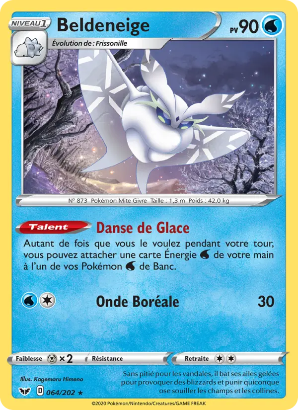 064/202 - Beldeneige – Épée et Bouclier (Carte Pokémon FR à petit prix, à l’unité sur Lorenzone.fr)