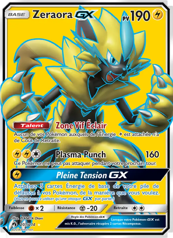 201/214 - Zeraora GX