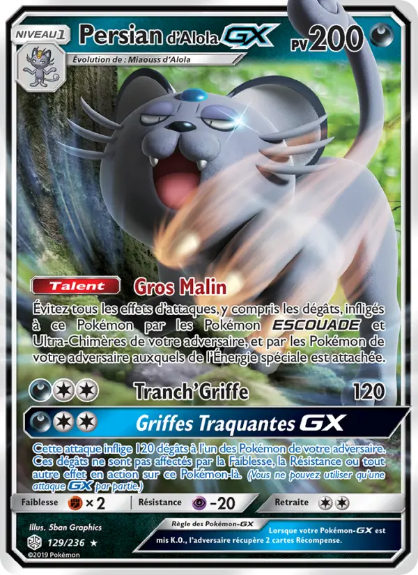 129/236 - Persian d’Alola GX