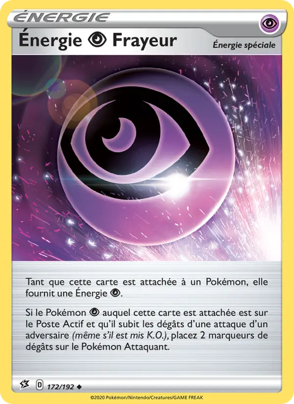 172/192 - Énergie Psychic Frayeur – Clash des Rebelles (Carte Pokémon FR à petit prix, à l’unité sur Lorenzone.fr)
