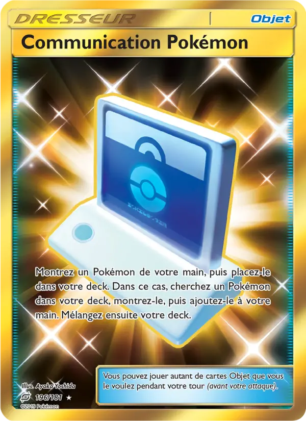 196/181 - Communication Pokémon