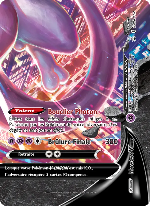 SWSH162/107 - Mewtwo V-UNION – Promo SWSH (Carte Pokémon FR à petit prix, à l’unité sur Lorenzone.fr)