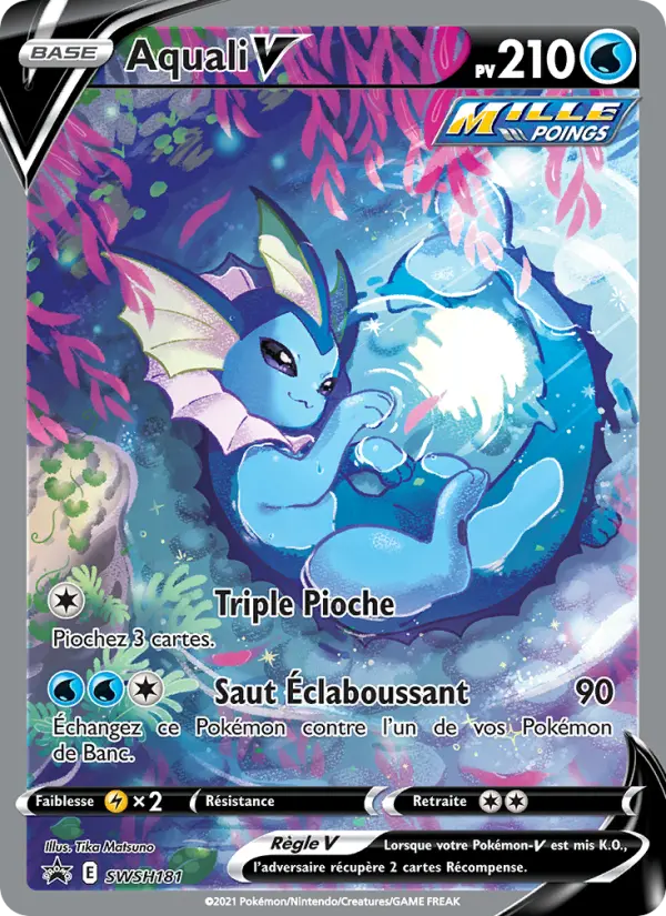 SWSH181/107 - Aquali V – Promo SWSH (Carte Pokémon FR à petit prix, à l’unité sur Lorenzone.fr)