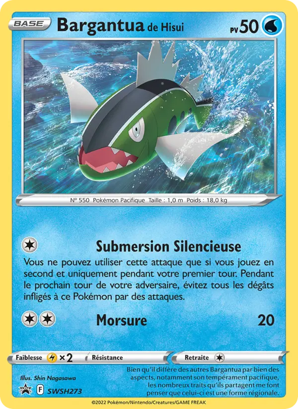 SWSH273/107 - Bargantua de Hisui – Promo SWSH (Carte Pokémon FR à petit prix, à l’unité sur Lorenzone.fr)
