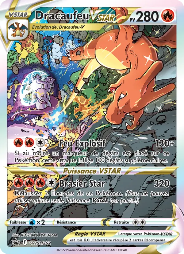 SWSH262/107 - Dracaufeu VSTAR – Promo SWSH (Carte Pokémon FR à petit prix, à l’unité sur Lorenzone.fr)