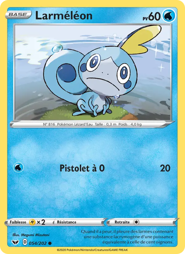 054/202 - Larméléon – Épée et Bouclier (Carte Pokémon FR à petit prix, à l’unité sur Lorenzone.fr)