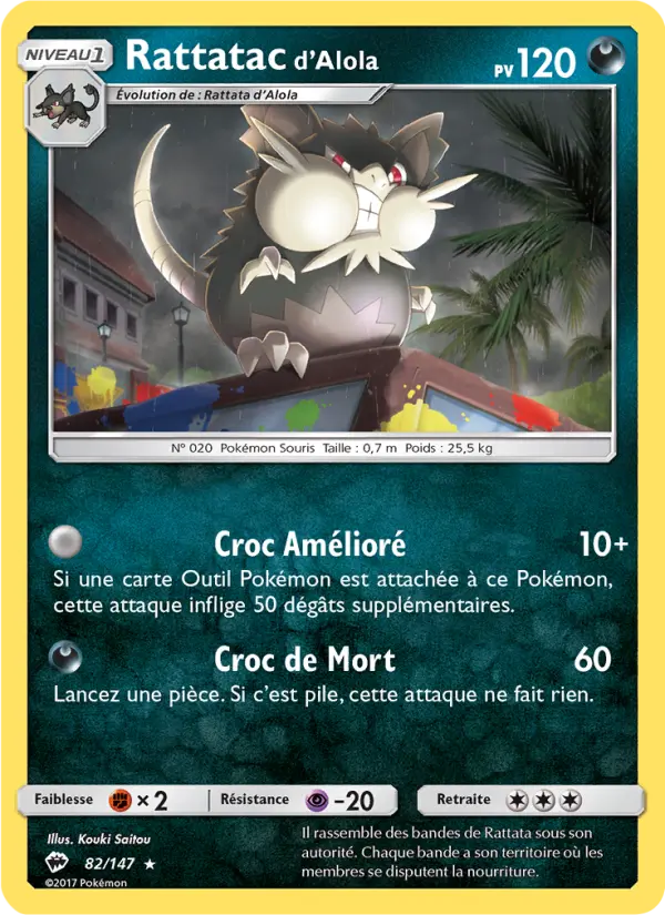 082/147 - Rattatac d’Alola